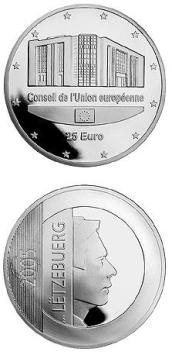 Raad van de Europese Unie 25 euro Luxemburg 2005 Proof